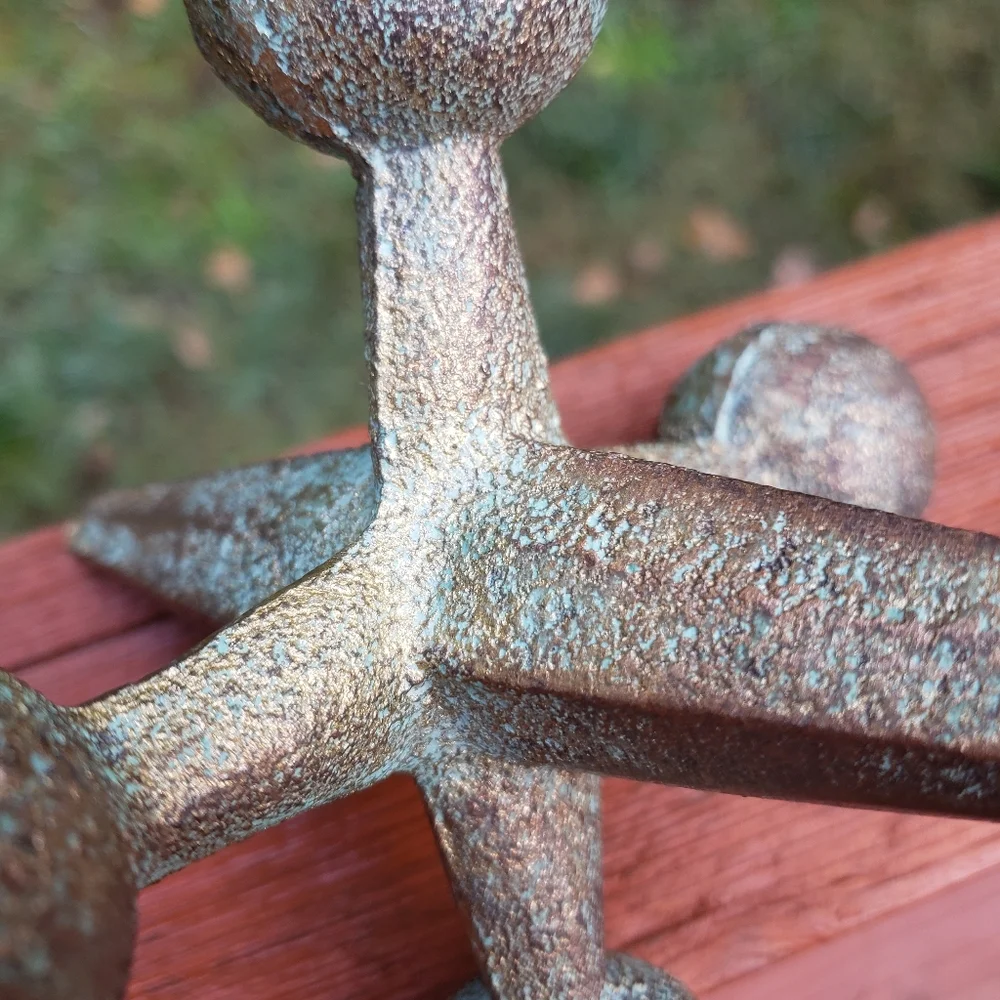 'Jacks' Heavy Paperweight - Bookend - Doorstop - Decorative Piece (Cast Iron)